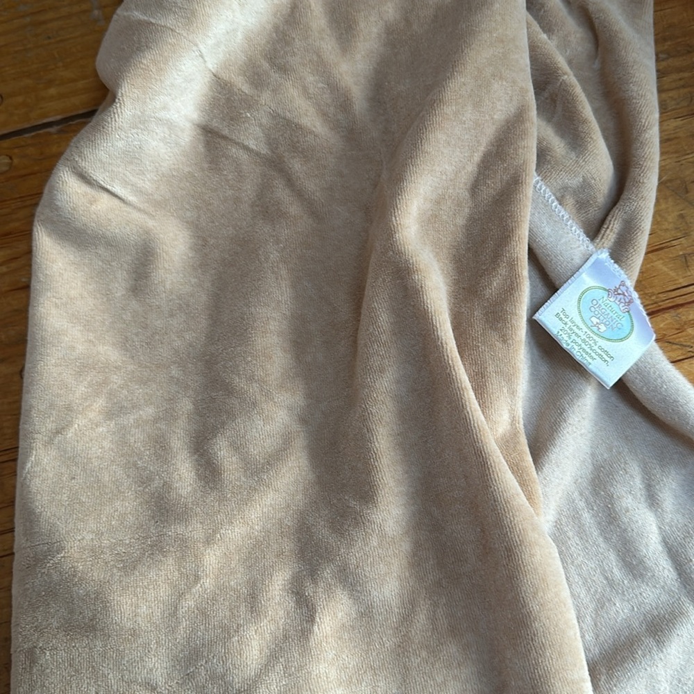 Set of two Organic cotton velour fitted crib or changing table sheets - Picture 7 of 9